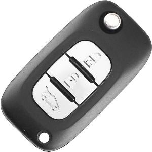 Dacia/Renault Duster Logan Sandero Aftermarket 3 Button Flip Remote Key 433MHz ID46 (PCF7961) VA2