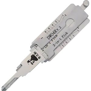Chevrolet / Daewoo / LDV DWO4R Genuine Lishi Single Lifter Pick & Decoder - Boot / Doors / Ignition