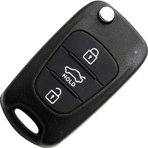 Kia Venga Aftermarket 3 Button Flip Remote Key 433MHz ID46 (PCF7936) HU134