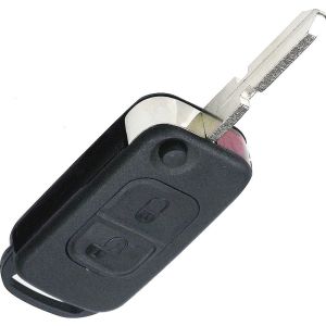 Mercedes 2 Button Remote Flip Remote Repair Case HU39 Blade