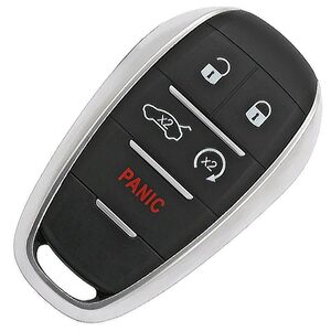 Alfa Romeo Giulia Stelvio OEM/Aftermarket 5 Button Keyless Remote Key 433MHz ID4A FI-16/SIP22