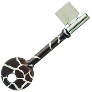 Animal Print Design Mortice Key Suitable For Yale B447 Mortice Locks
