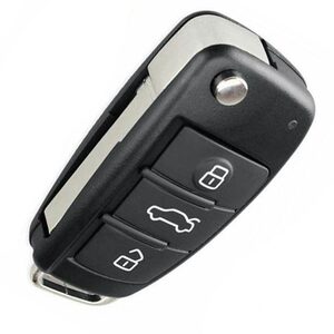 Audi 3 Button Remote Repair Case Keyless HU66 Blade