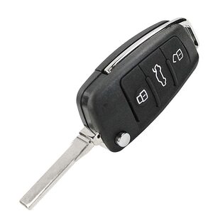 Audi A6 Q7 RS6 Aftermarket 3 Button Flip Remote Key 868MHz ID8E HU66