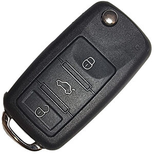 Bentley Continental GT & Flying Spur 3 Button Flip Key Case Remote Fob Repair Case with HU66 Blade