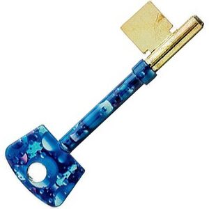 Blue Galaxy Design Mortice Key Suitable For ERA Fortress Mortice Locks