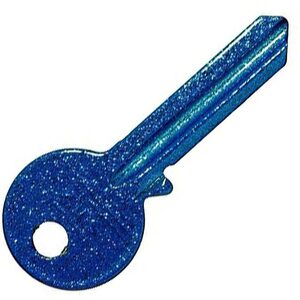 Blue Glitter Key UL2 UL054 - Free Cutting Service In Store