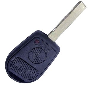 BMW 3 Button Non Flip Remote Repair Case With HU92 Blade