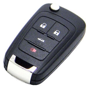 Chevrolet Camaro, Cruze 4 Button Flip Remote Repair Case HU100 Blade