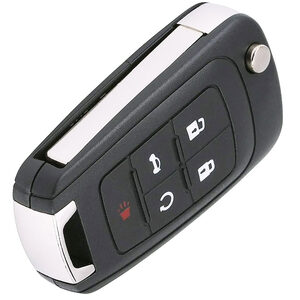 Chevrolet Camaro Impala Malibu Aftermarket 4 Button Flip Remote Key 315MHz ID46 (PCF7937) HU100/OP-11