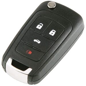 Chevrolet Aftermarket 4 Button Keyless Remote Key 433MHz ID46 (PCF7946) HU100