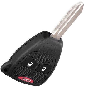 Chrysler Dodge Jeep 2+1 Button Remote Repair Case With Panic & CY24 Blade