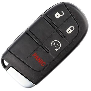 Chrysler/Dodge/Fiat/Jeep 300 Challenger Charger Aftermarket 4 Button Smart Remote Key 433MHz ID46 (PCF7953) CY24