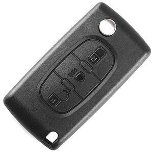 Citroen C4 C6 OEM 3 Button Flip Remote Key 433MHz ID46 (PCF7941) VA2