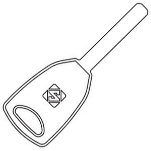 Silca CRY1 CRY1 Vehicle Non-Transponder Key Blank - Cut From Image Upload or Key Code