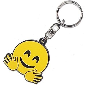 Cuddles Emoji Novelty Metal Keyring