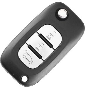 Dacia/Renault Duster Logan Sandero Aftermarket 3 Button Flip Remote Key 433MHz ID46 (PCF7961) VA2