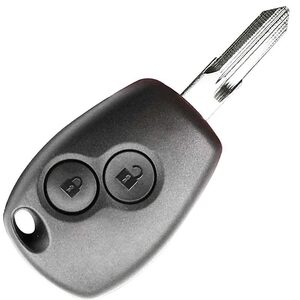 Dacia/Nissan/Renault/Vauxhall/Opel Duster Logan Sandero Aftermarket 3 Button Non-Flip Remote Key 433MHz ID46 (PCF7946) VAC102