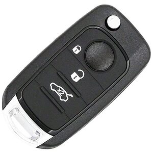 Dodge/Fiat Neon 500X Egea Aftermarket 3 Button Flip Remote Key 433MHz ID88 SIP22