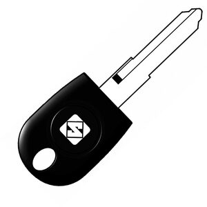 Ducati DCT-1 / KW17 Transponder Key Shell - Cut From Image/Code
