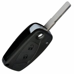 Citroen/Fiat/Ford/Peugeot/Vauxhall/Opel Nemo 500 Doblo Aftermarket 2 Button Flip Remote Key 433MHz ID46 (PCF7946) SIP22
