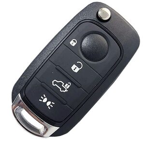 Fiat New Type 4 Button Flip Key Remote Repair Case SIP22 Blade