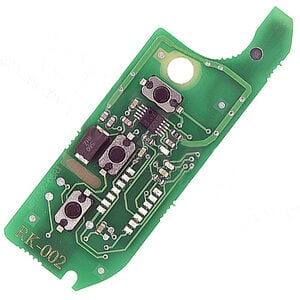 Fiat 500 Doblo Punto Delphi 3 Button Remote Key Repair PCB Board 433MHz - Ref RB002