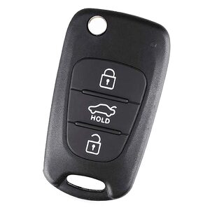 Hyundai Elantra I30 OEM 3 Button Flip Remote Key 433MHz ID60 (80BIT) KIA7