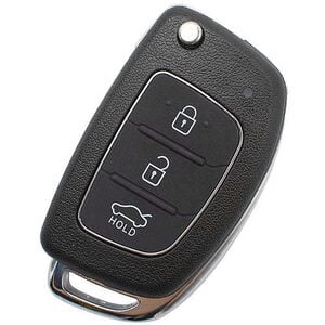 Hyundai 3 Button Flip Remote Repair Case With HYN14R Blade