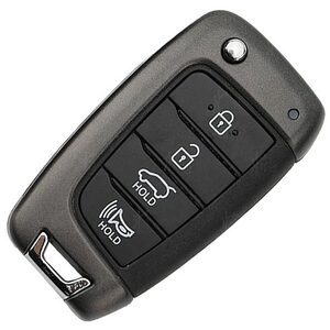 Hyundai 2018> 4 Button Flip Key Remote Repair Case KIA9