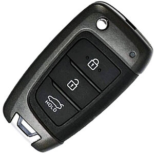 Hyundai Accent OEM 3 Button Flip Remote Key 433MHz ID47 KIA10