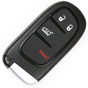 Chrysler/Dodge/Fiat/Jeep 300 Challenger Charger Aftermarket 4 Button Smart Remote Key 433MHz ID46 (PCF7945) CY24