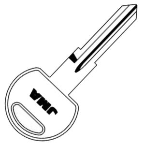 Landrover / Rover NE-11P1 / NE-38 Metal Head Non-Transponder Key Blank - Cut From Image Upload or Key Code