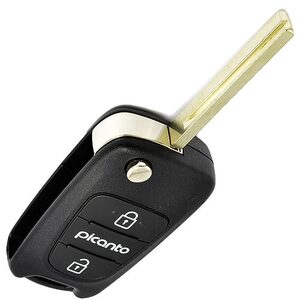 KIA Picanto 3 Button Flip Remote Repair Case With HYN17 Blade