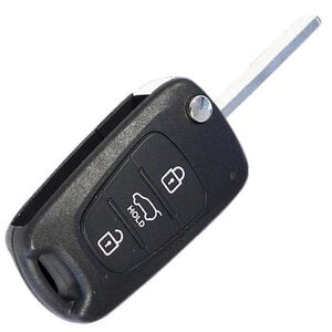 KIA Venga 3 Button Flip Remote Repair Case HU134 Blade