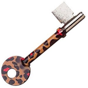 Leopard Print Design Mortice Key Suitable For Union 436  Mortice Locks