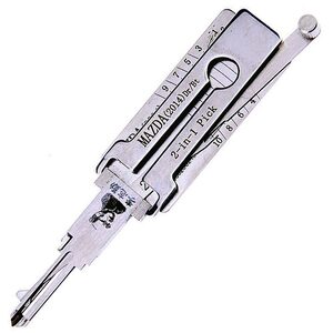 Mazda MAZDA2014 Genuine Lishi Single Lifter Pick & Decoder - Boot / Doors / Ignition