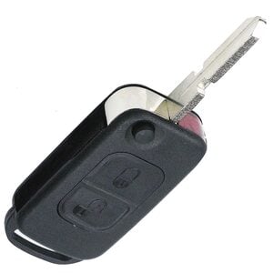 Mercedes 2 Button Remote Flip Remote Repair Case HU39 Blade