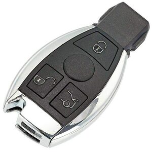 Mercedes BE Key 3 Button Remote Repair Case HU64 Blade