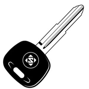 Mitsubishi MIT-12 / MIT8 Transponder Key Shell - Cut From Image/Code