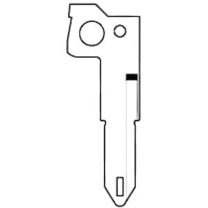 Renault NE73 Clio Non-Flip Key Blade - Cut From Image or Code