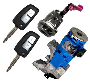 Genuine OEM Nissan Qashqai Complete Replacement Lock Set with 1 Key - NSN14 – 998104EL2D