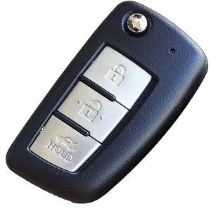Nissan Pulsar Qashqai X-Trail OEM 3 Button Flip Remote Key 433MHz ID4A DAT-15/NSN14/NSN19