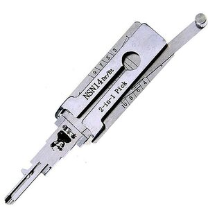 Nissan / Subaru NSN14 Genuine Lishi Single Lifter Pick & Decoder - Boot / Doors