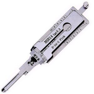 Nissan / Subaru NSN14 Genuine Lishi Single Lifter Pick & Decoder - Ignition