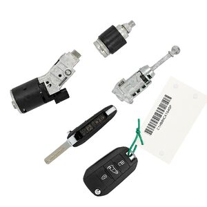 Citroen Dispatch / Spacetourer OEM Lockset - Ignition, Door & Fuel Locks + 2 Flip Remotes (ID4A, HU83) 2024-2026