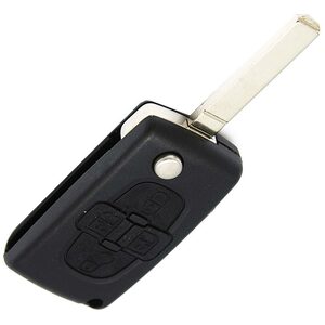 Peugeot 1007 OEM 4 Button Flip Remote Key 433MHz ID46 (PCF7936) CIT-1/VA2/VA6