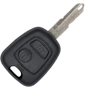 Peugeot 206 Aftermarket 2 Button Non-Flip Remote Key 433MHz ID46 (PCF7961) NE-38/NE72/NE73
