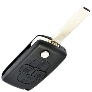 Peugeot 807 Aftermarket 4 Button Flip Remote Key 433MHz ID46 (PCF7941) HU-HCA/HU83 649090