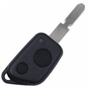 Peugeot Old Style 2 Button Remote Repair Case With HU58 Blade
